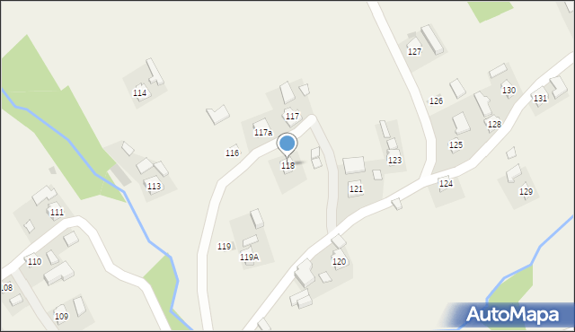 Świebodna, Świebodna, 118, mapa Świebodna