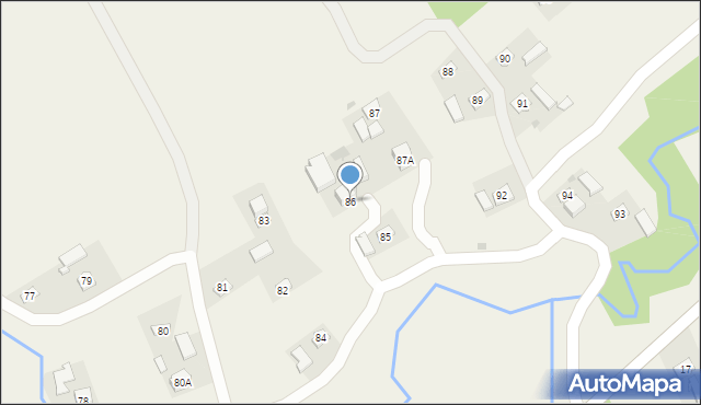 Świebodna, Świebodna, 86, mapa Świebodna