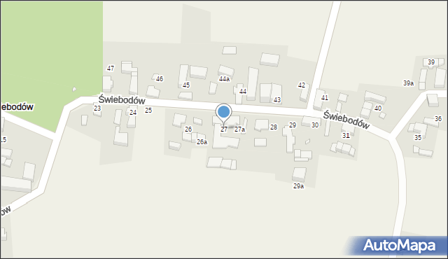 Świebodów, Świebodów, 27, mapa Świebodów