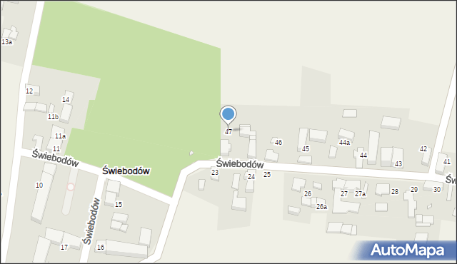 Świebodów, Świebodów, 47, mapa Świebodów