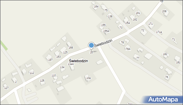 Świebodzin, Świebodzin, 10, mapa Świebodzin