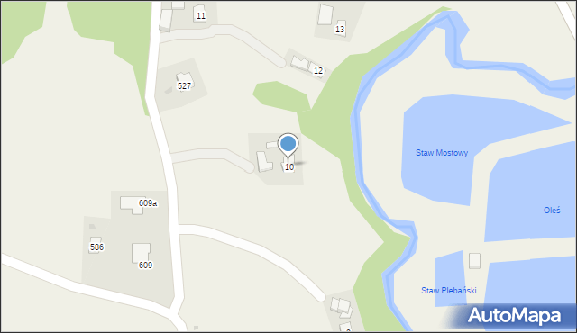 Święcany, Święcany, 10, mapa Święcany