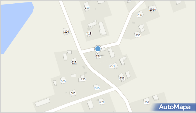 Święcany, Święcany, 254, mapa Święcany