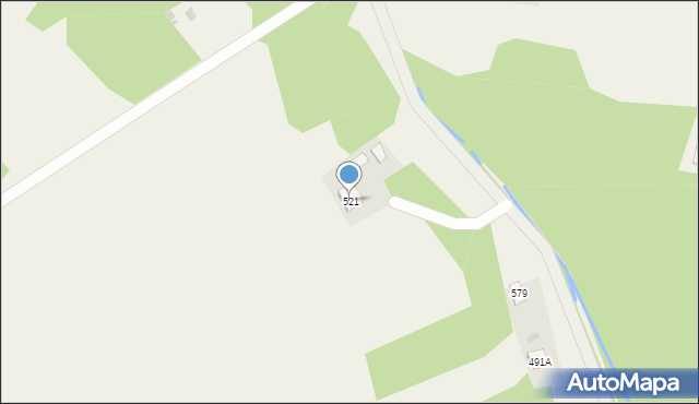 Święcany, Święcany, 521, mapa Święcany