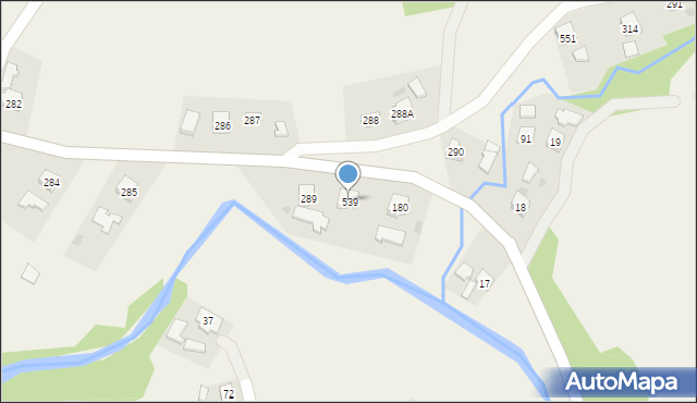 Święcany, Święcany, 539, mapa Święcany