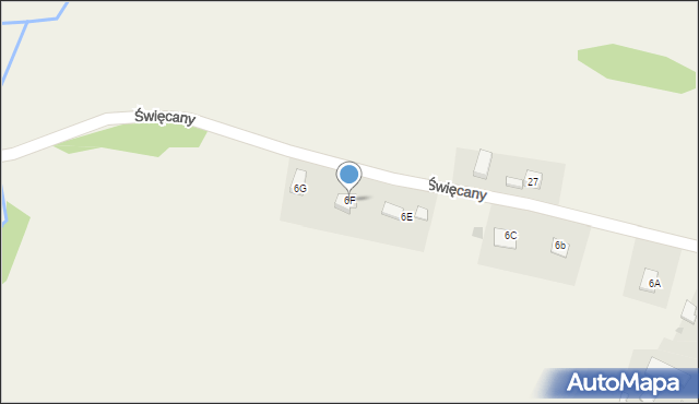 Święcany, Święcany, 6F, mapa Święcany