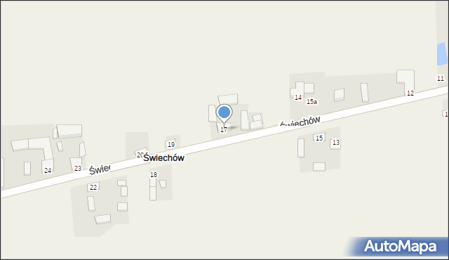 Świechów, Świechów, 17, mapa Świechów