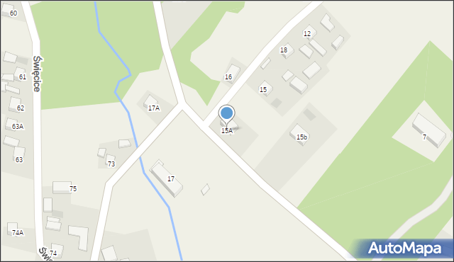 Święcice, Święcice, 15A, mapa Święcice