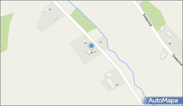 Święcice, Święcice, 45, mapa Święcice