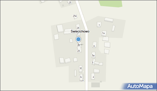 Świecichowo, Świecichowo, 28, mapa Świecichowo