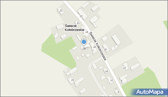 Świecie Kołobrzeskie, Świecie Kołobrzeskie, 18b, mapa Świecie Kołobrzeskie