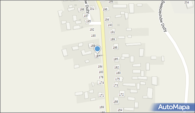 Świeciechów Duży, Świeciechów Duży, 187, mapa Świeciechów Duży