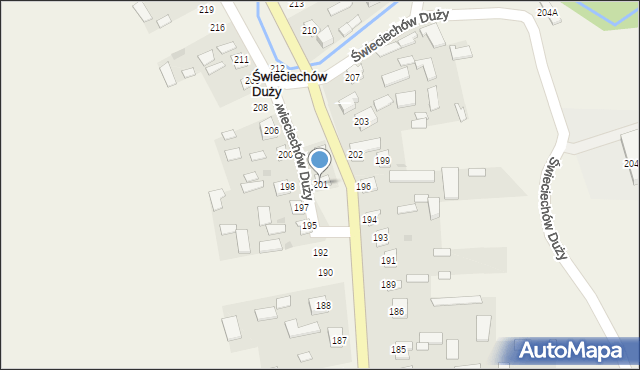 Świeciechów Duży, Świeciechów Duży, 201, mapa Świeciechów Duży