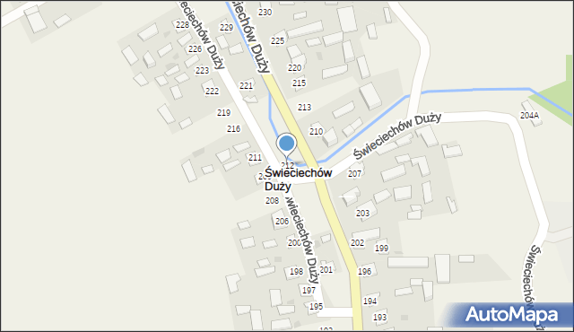 Świeciechów Duży, Świeciechów Duży, 212, mapa Świeciechów Duży