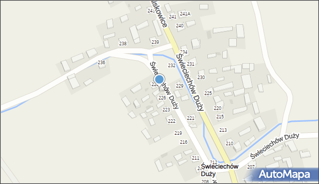 Świeciechów Duży, Świeciechów Duży, 227, mapa Świeciechów Duży