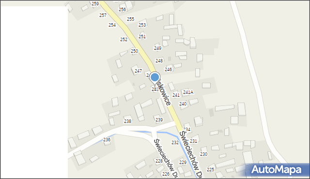 Świeciechów Duży, Świeciechów Duży, 243, mapa Świeciechów Duży