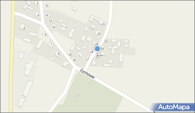 Świeciechów Poduchowny, Świeciechów Poduchowny, 25, mapa Świeciechów Poduchowny