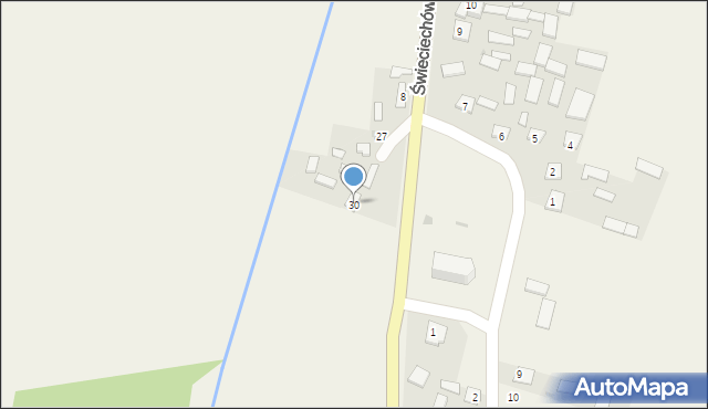 Świeciechów Poduchowny, Świeciechów Poduchowny, 30, mapa Świeciechów Poduchowny