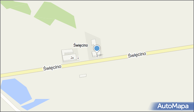 Święcino, Święcino, 2, mapa Święcino