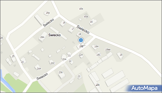 Świecko, Świecko, 18B, mapa Świecko