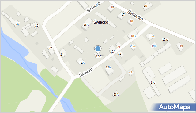 Świecko, Świecko, 20C, mapa Świecko