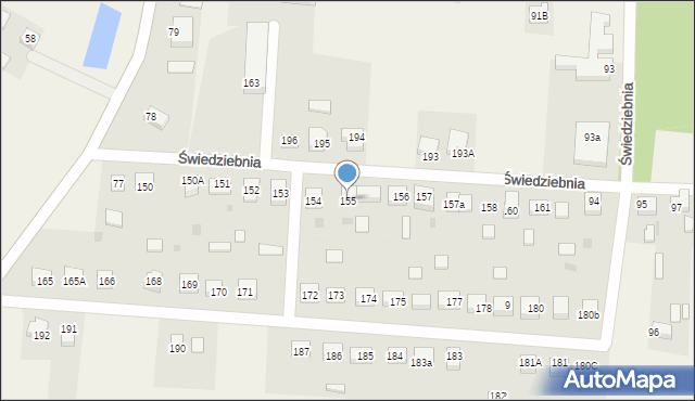 Świedziebnia, Świedziebnia, 155, mapa Świedziebnia