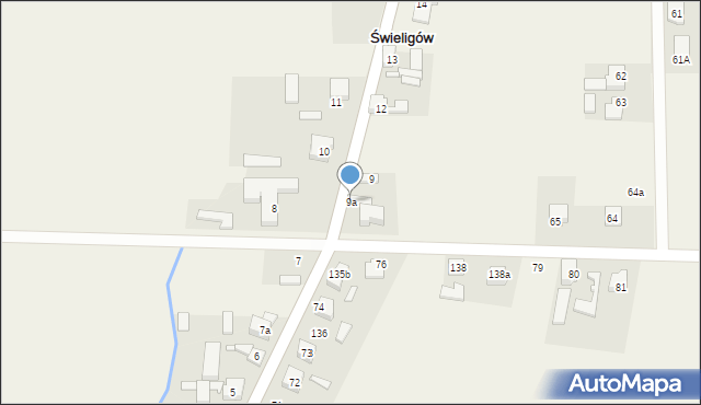 Świeligów, Świeligów, 9a, mapa Świeligów