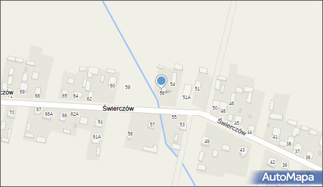 Świerczów, Świerczów, 56, mapa Świerczów