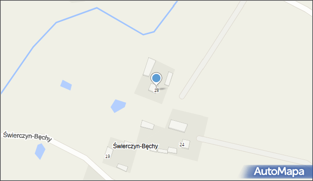 Świerczyn, Świerczyn, 18, mapa Świerczyn