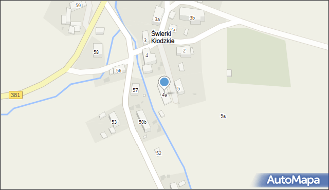 Świerki, Świerki, 4a, mapa Świerki