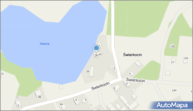 Świerkocin, Świerkocin, 2a, mapa Świerkocin