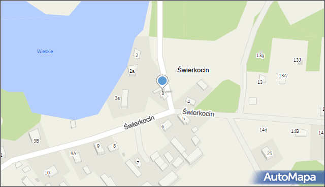 Świerkocin, Świerkocin, 3, mapa Świerkocin