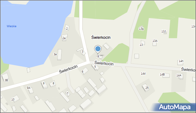 Świerkocin, Świerkocin, 4, mapa Świerkocin