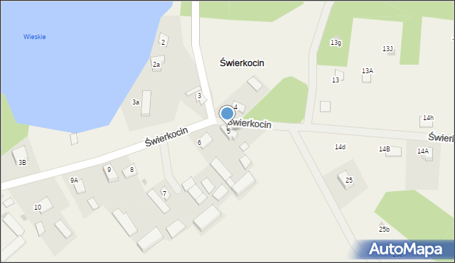 Świerkocin, Świerkocin, 5, mapa Świerkocin