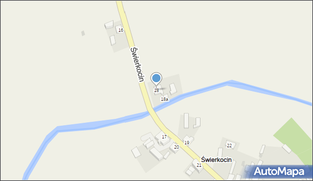 Świerkocin, Świerkocin, 18, mapa Świerkocin