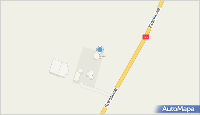 Świerkocin, Świerkocin, 1B/1, mapa Świerkocin