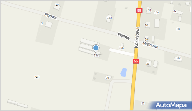 Świerkocin, Świerkocin, 23a, mapa Świerkocin