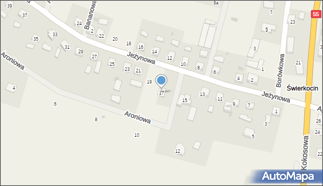 Świerkocin, Świerkocin, 81, mapa Świerkocin