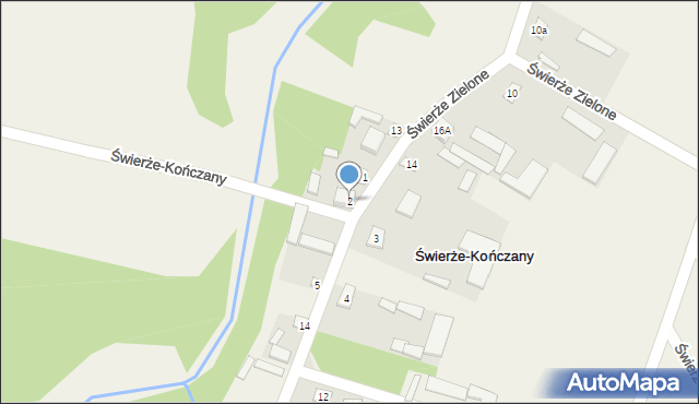 Świerże-Kończany, Świerże-Kończany, 2, mapa Świerże-Kończany