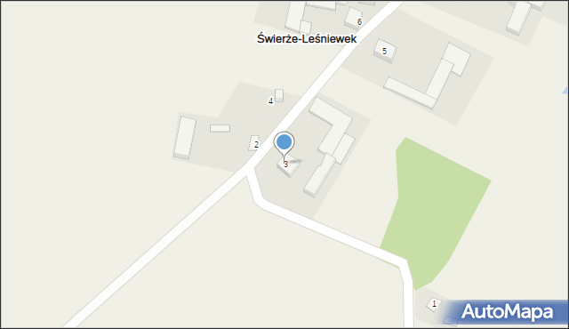 Świerże-Leśniewek, Świerże-Leśniewek, 3, mapa Świerże-Leśniewek