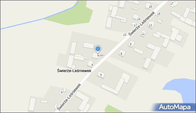 Świerże-Leśniewek, Świerże-Leśniewek, 7, mapa Świerże-Leśniewek
