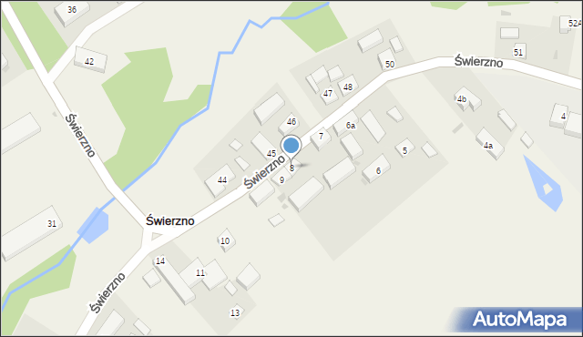 Świerzno, Świerzno, 8, mapa Świerzno