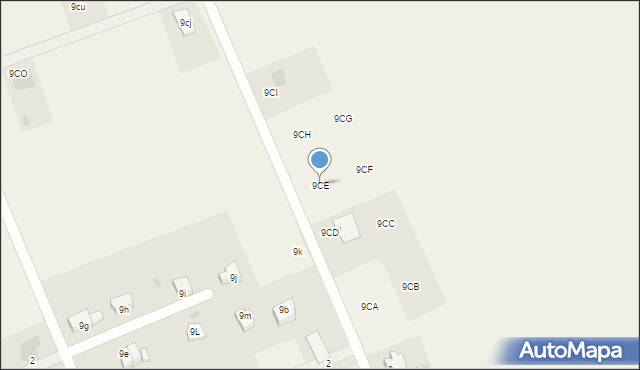Świeszyno, Świeszyno, 9CE, mapa Świeszyno