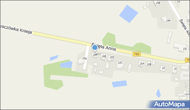 Święta Anna, Święta Anna, 16F, mapa Święta Anna