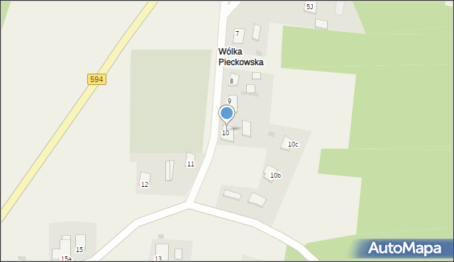 Święta Lipka, Święta Lipka, 10a, mapa Święta Lipka