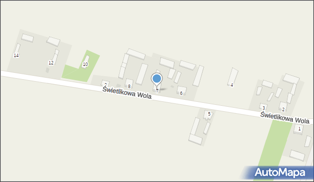 Świetlikowa Wola, Świetlikowa Wola, 7, mapa Świetlikowa Wola