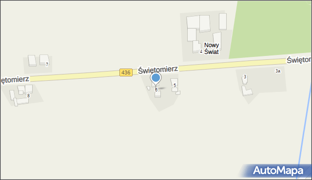 Świętomierz, Świętomierz, 6, mapa Świętomierz