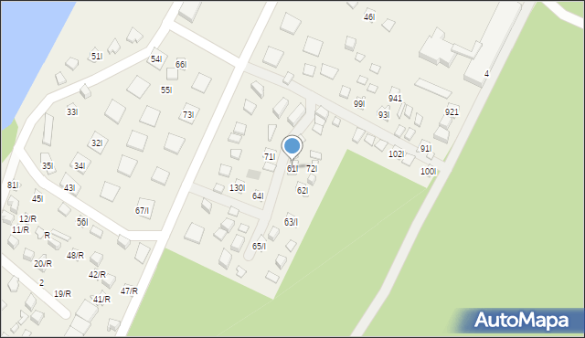 Święty Wojciech, Święty Wojciech, 61l, mapa Święty Wojciech