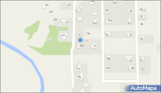 Święty Wojciech, Święty Wojciech, 73, mapa Święty Wojciech