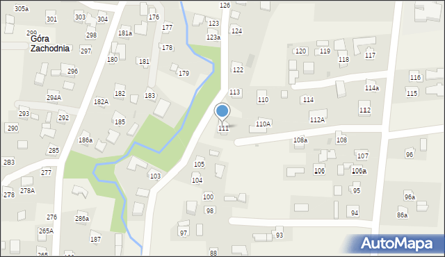 Świlcza, Świlcza, 111, mapa Świlcza